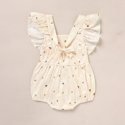 Baby Bee Romper – 1st Bee Day Birthday Outfit