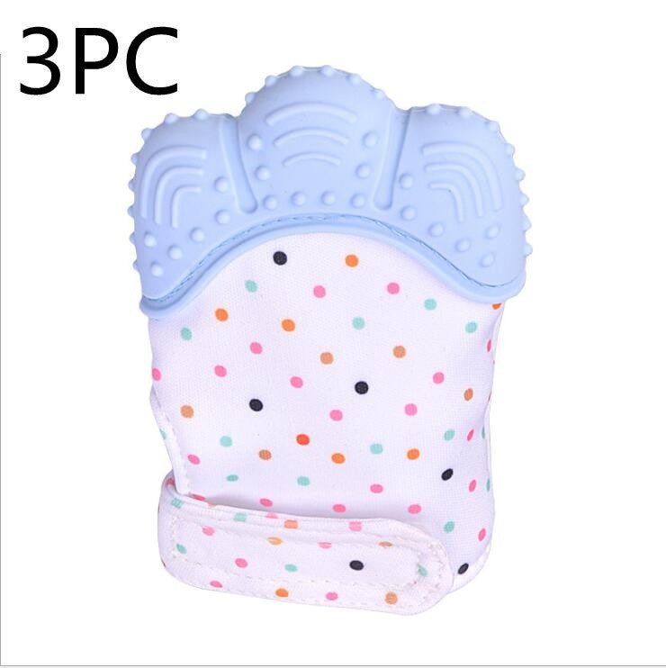 Baby Teething Glove – Silicone Anti-Bite Toy with Sound