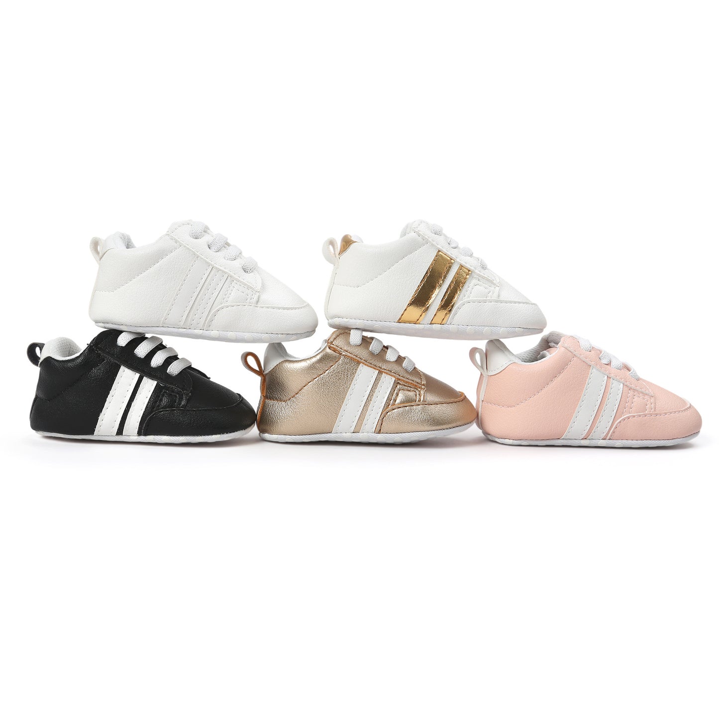 Baby Moccasins – Soft PU Leather Non-Slip Shoes