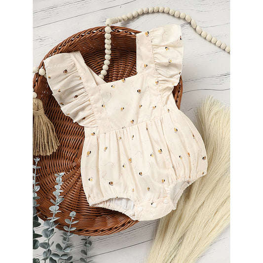 Baby Bee Romper – 1st Bee Day Birthday Outfit