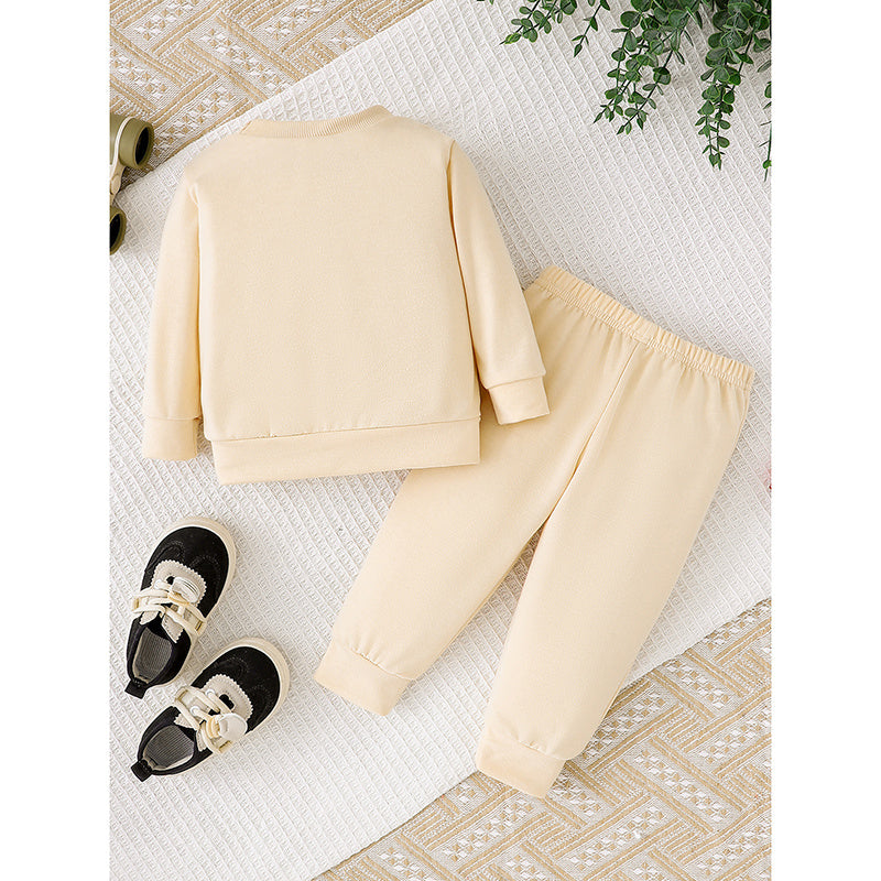 Baby Girl Christmas Outfit – Merry Sweatshirt & Pants Set