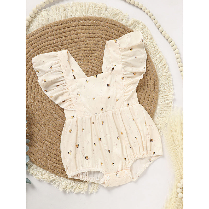 Baby Bee Romper – 1st Bee Day Birthday Outfit
