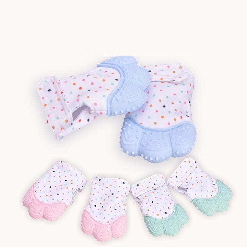 Baby Teething Glove – Silicone Anti-Bite Toy with Sound