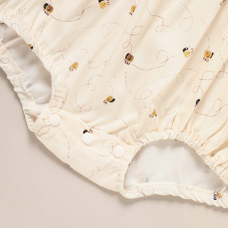 Baby Bee Romper – 1st Bee Day Birthday Outfit