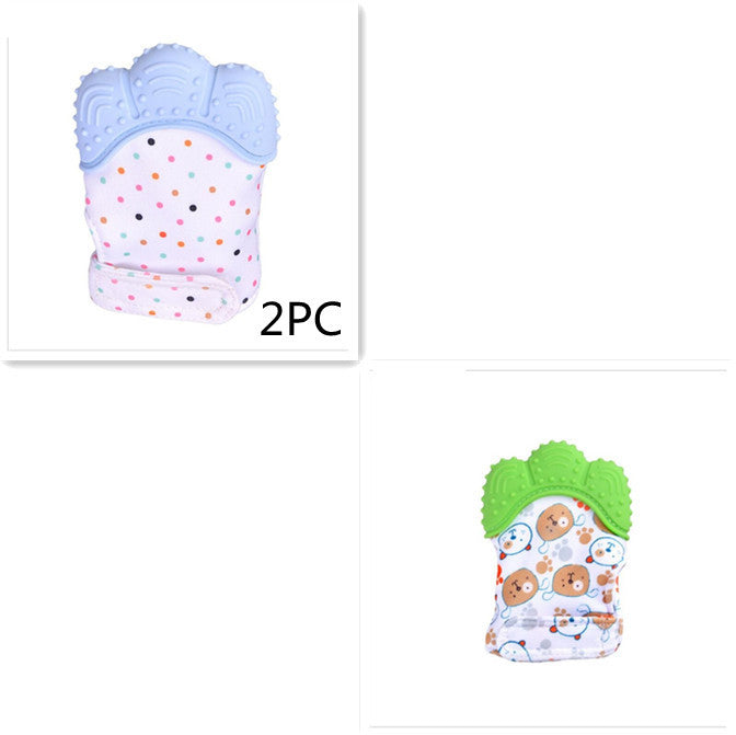Baby Teething Glove – Silicone Anti-Bite Toy with Sound