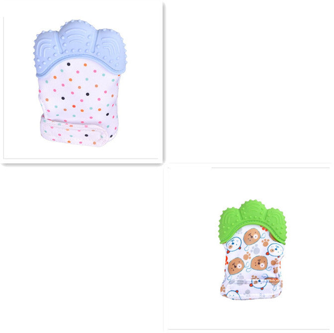 Baby Teething Glove – Silicone Anti-Bite Toy with Sound