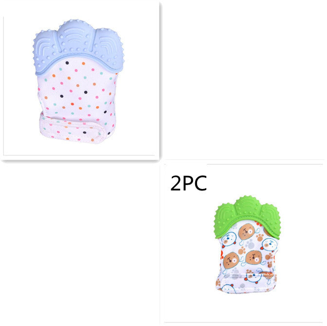 Baby Teething Glove – Silicone Anti-Bite Toy with Sound