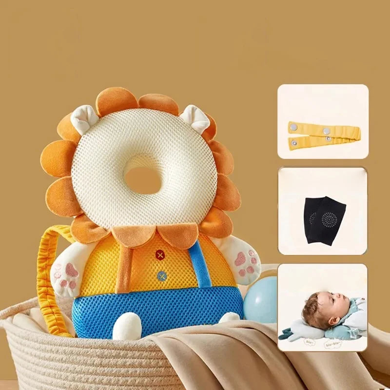 Baby Head Protection Pillow – Soft Safety Cushion for Toddlers (1–3T)