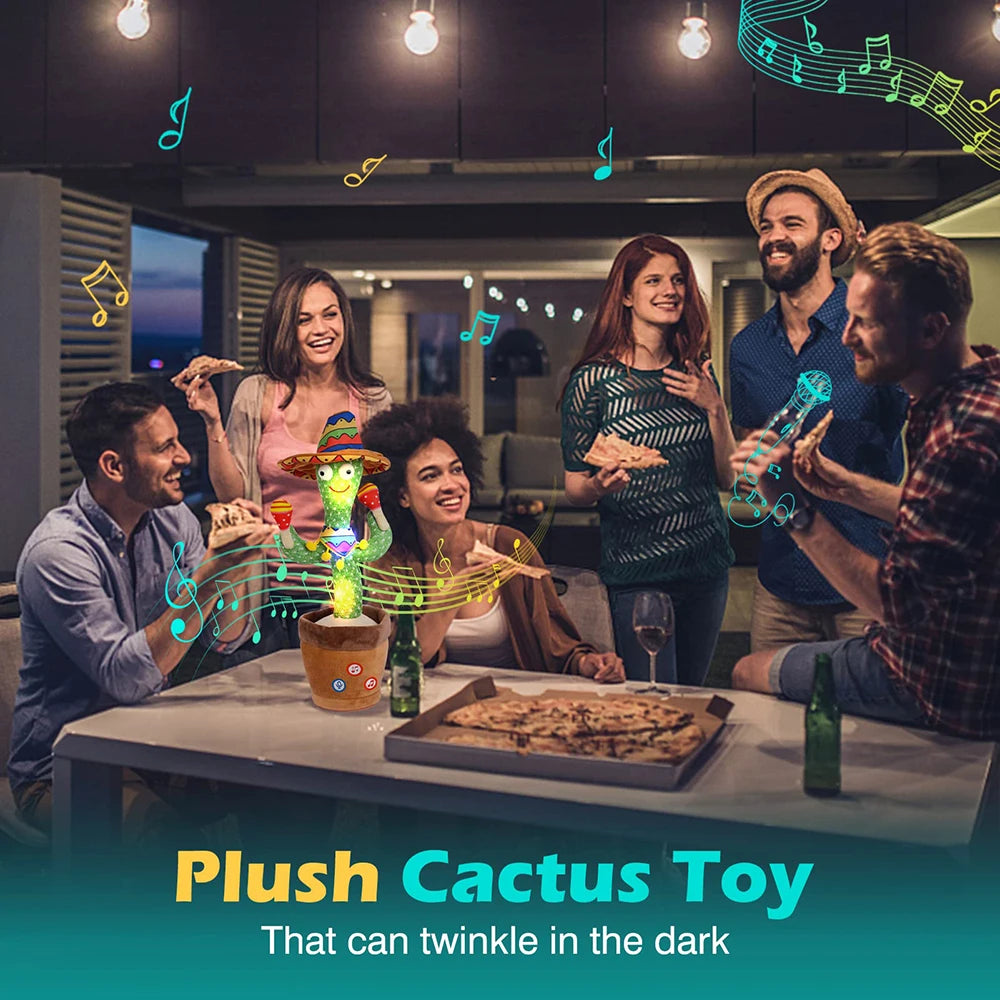 Talking Dancing Cactus Toy β Repeats Speech & Plays English Songs for Kids