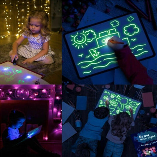 3D Magic Drawing Pad – LED Light Up Sketch Board