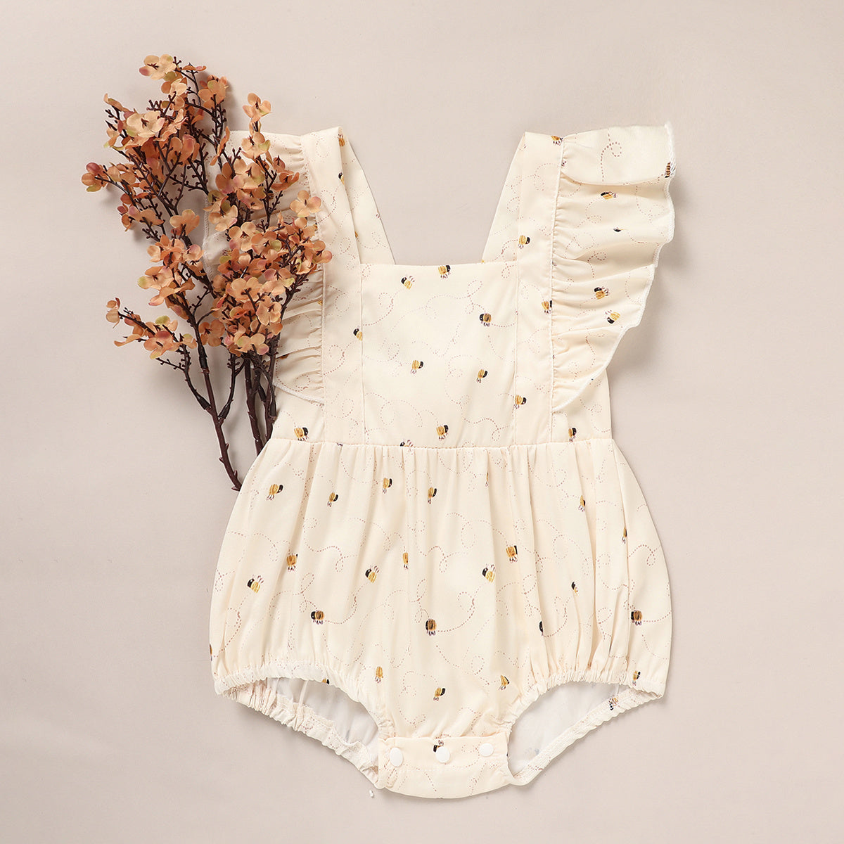 Baby Bee Romper – 1st Bee Day Birthday Outfit