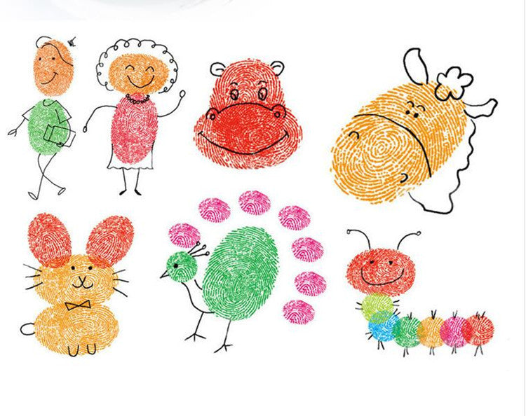 Washable Finger Paint – Non-Toxic Kids Art Set