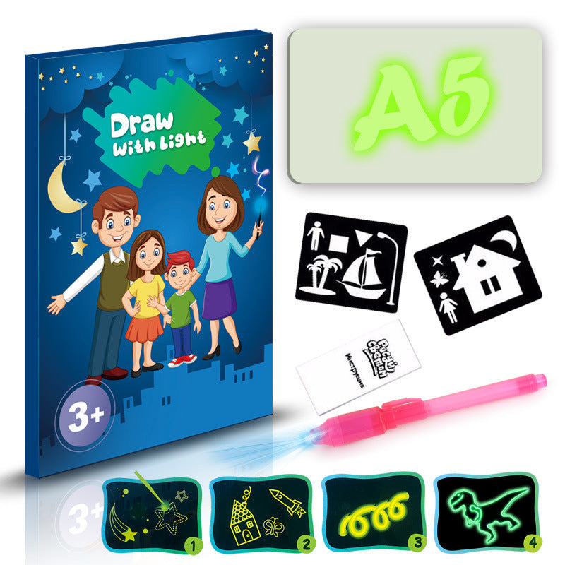 3D Magic Drawing Pad – LED Light Up Sketch Board