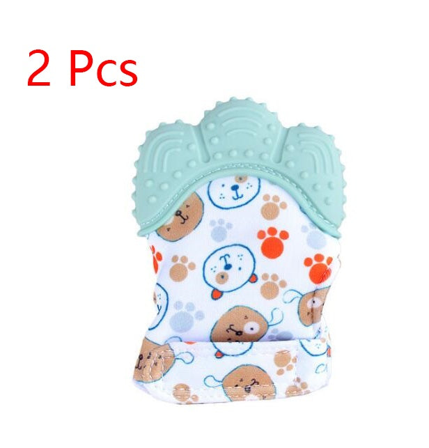 Baby Teething Glove – Silicone Anti-Bite Toy with Sound