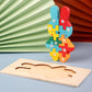Children's Cartoon Number Animal Puzzle