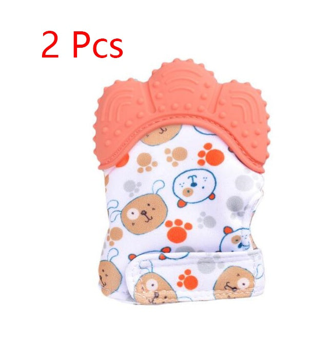 Baby Teething Glove – Silicone Anti-Bite Toy with Sound