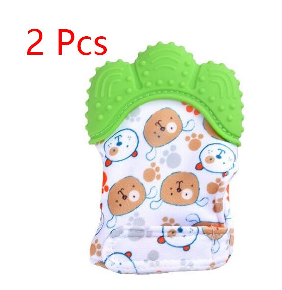 Baby Teething Glove – Silicone Anti-Bite Toy with Sound