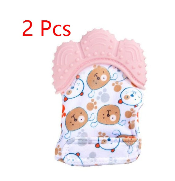 Baby Teething Glove – Silicone Anti-Bite Toy with Sound