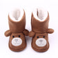 Baby Knit Bear Boots – Warm Winter Toddler Shoes