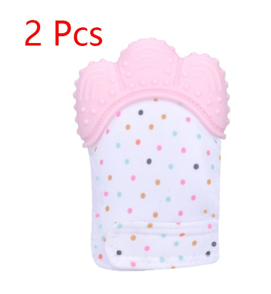 Baby Teething Glove – Silicone Anti-Bite Toy with Sound