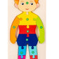 Children's Cartoon Number Animal Puzzle