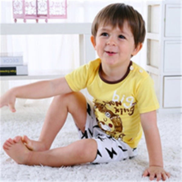 Baby Cartoon Outfit – Summer T-Shirt & Shorts Set