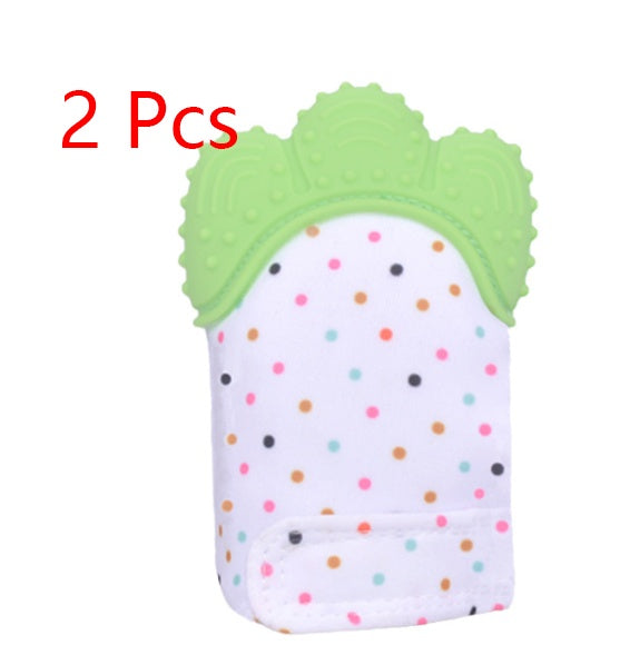 Baby Teething Glove – Silicone Anti-Bite Toy with Sound