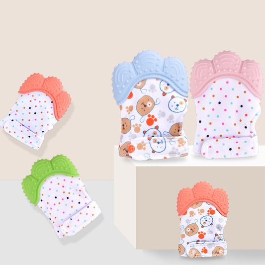 Baby Teething Glove – Silicone Anti-Bite Toy with Sound