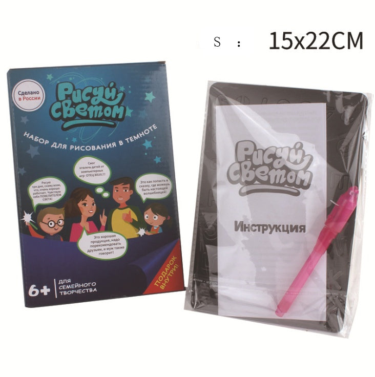 3D Magic Drawing Pad – LED Light Up Sketch Board
