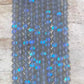 Matte Mermaid Glass Beads aka Mystic Aura Quartz, Round 6mm 8mm