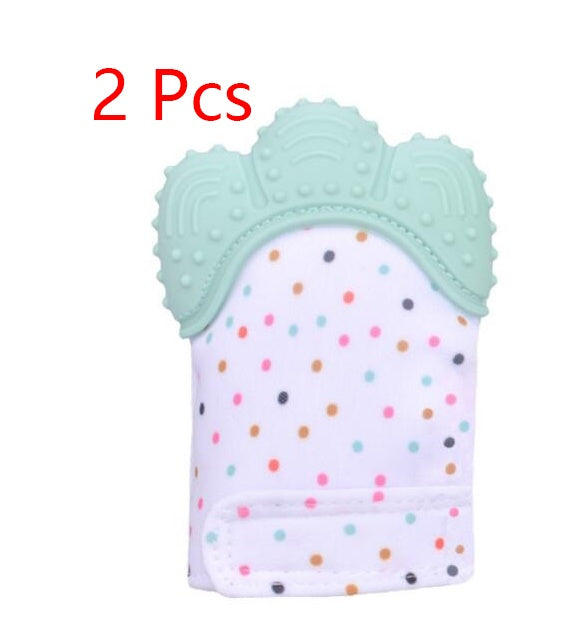 Baby Teething Glove – Silicone Anti-Bite Toy with Sound