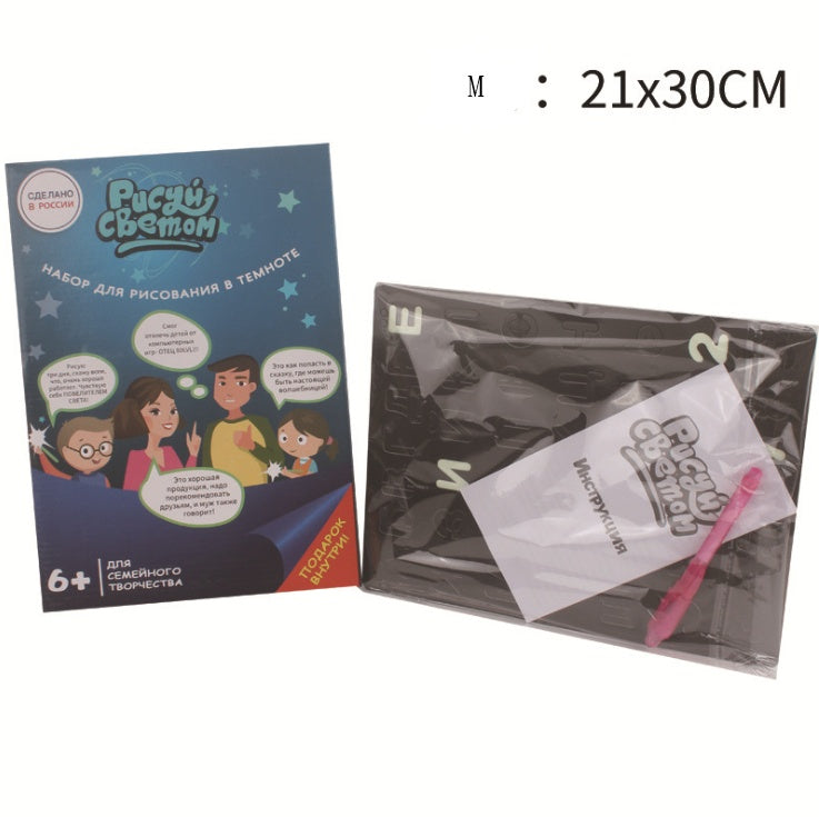 3D Magic Drawing Pad – LED Light Up Sketch Board