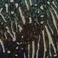 Cheetah Metallic Flocking Hologram Glitter Fabric in Nylon Spandex | Spandex Palace