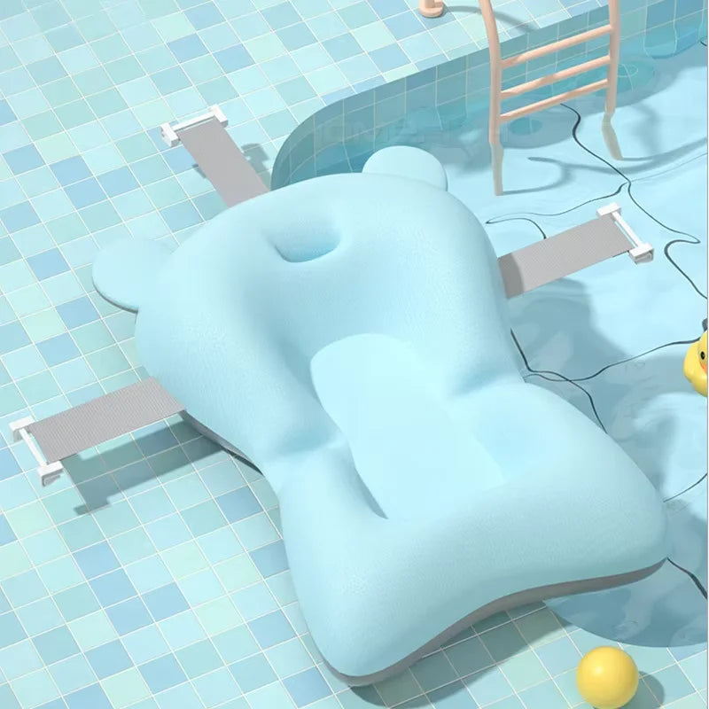 Baby Bath Support Cushion – Foldable Newborn Safety Seat & Hammock