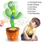 Talking Dancing Cactus Toy – Repeats Speech & Plays English Songs for Kids