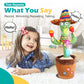 Talking Dancing Cactus Toy – Repeats Speech & Plays English Songs for Kids
