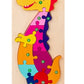 Children's Cartoon Number Animal Puzzle