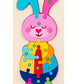Children's Cartoon Number Animal Puzzle